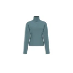 Alaia wool cinched jumper in blue grey