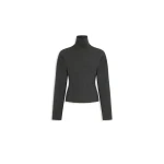 Alaia wool cinched jumper in dark grey