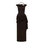 Adeline Drape Gown by Alemais - Dresses Alemais Adeline Drape Gown