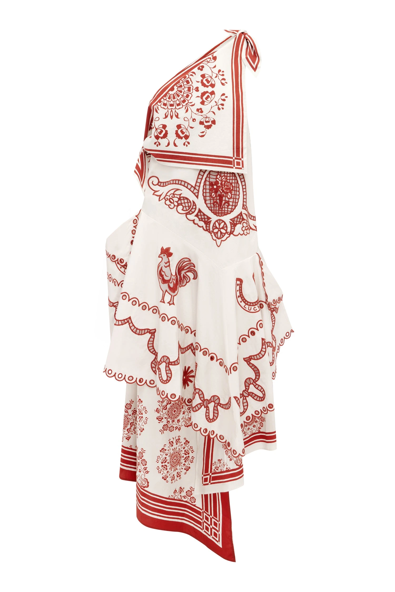 Giddy Embroidered Midi Dress