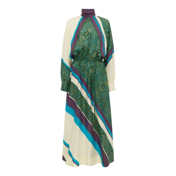 Alémais Joni Silk Midi Dress