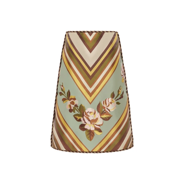 Alemais La Rosa Jacquard Skirt