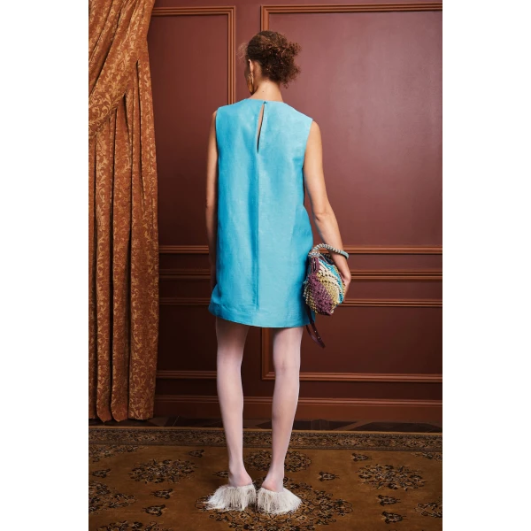 a linen and viscose blend