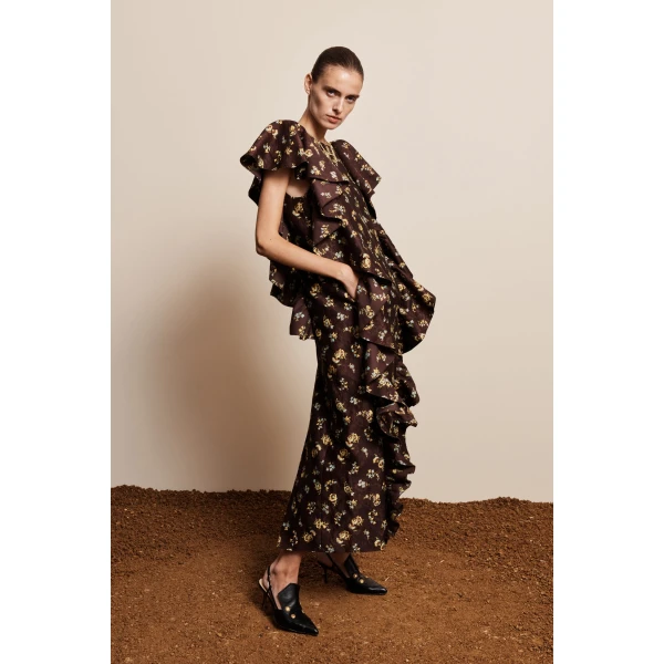 Alemais Lilah Midi Dress, view 6