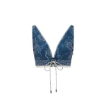 Lucky Lace Up Bralette by Alemais - Tops Alémais Lucky Lace Up Bralette