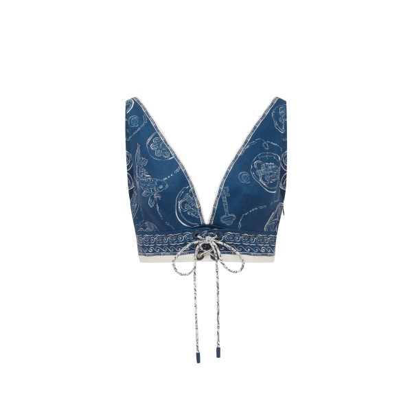 Alémais Lucky Lace Up Bralette
