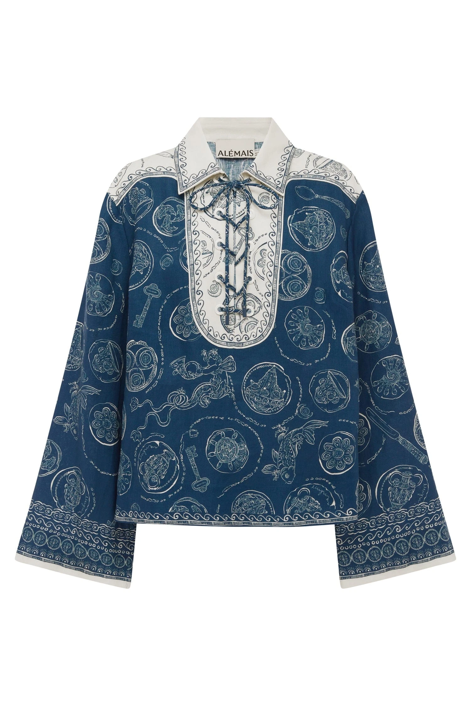 Lucky Lace Up Top by Alemais - Tops Alémais Lucky Lace Up Top