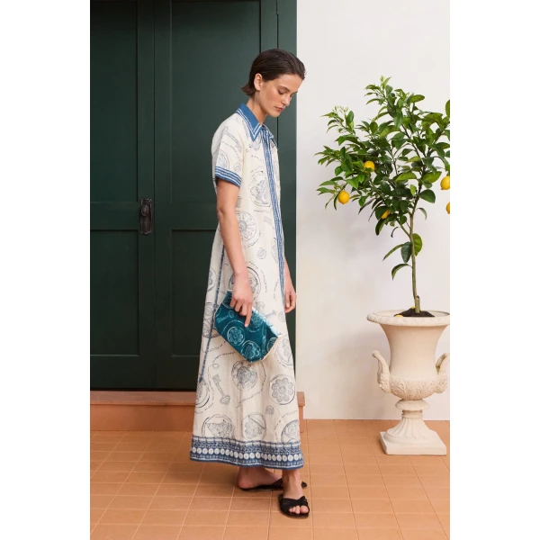 Alémais Ivory shirtdress