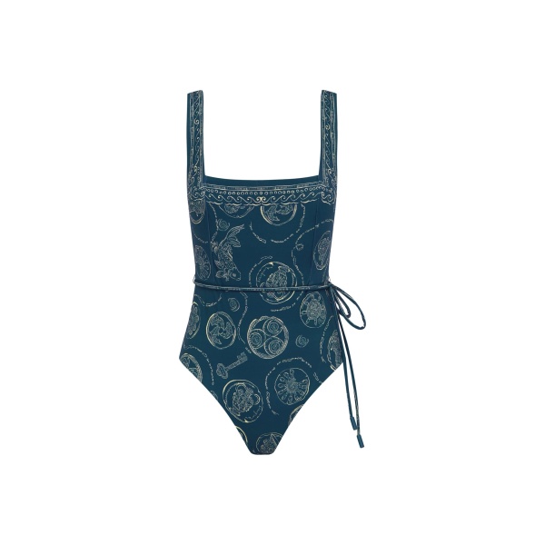 Alémais Lucky Square Neck One Piece