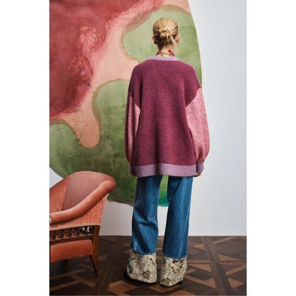 a mohair and alpaca blend