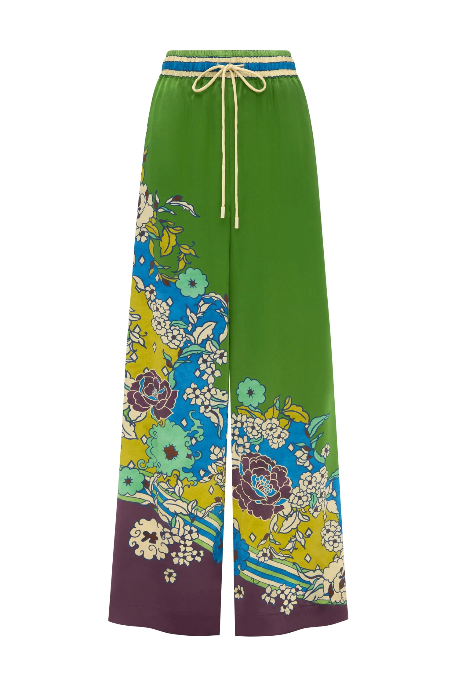 Nanci Silk Pant by Alemais - Pants Alémais Nanci Silk Pant