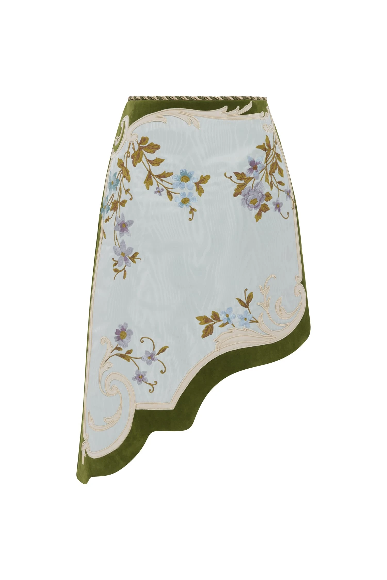 Odessa Embroidered Skirt by Alemais - Skirts Alemais Odessa Embroidered Skirt