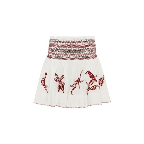 Alémais Odie Embroidered Skirt