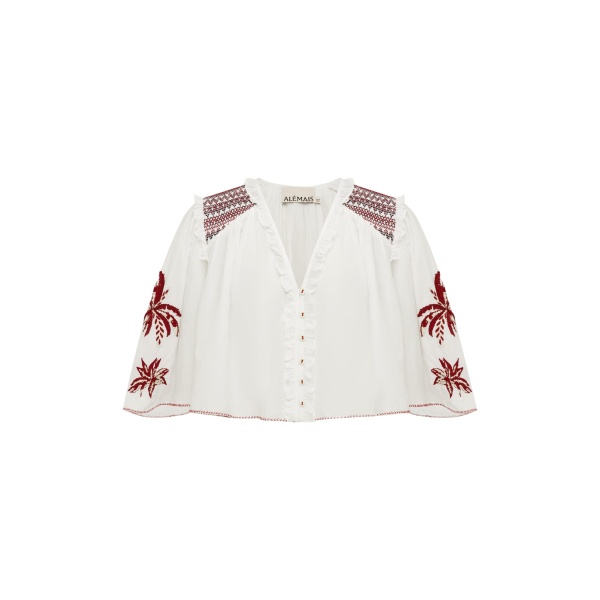 Alémais Odie Embroidered Top
