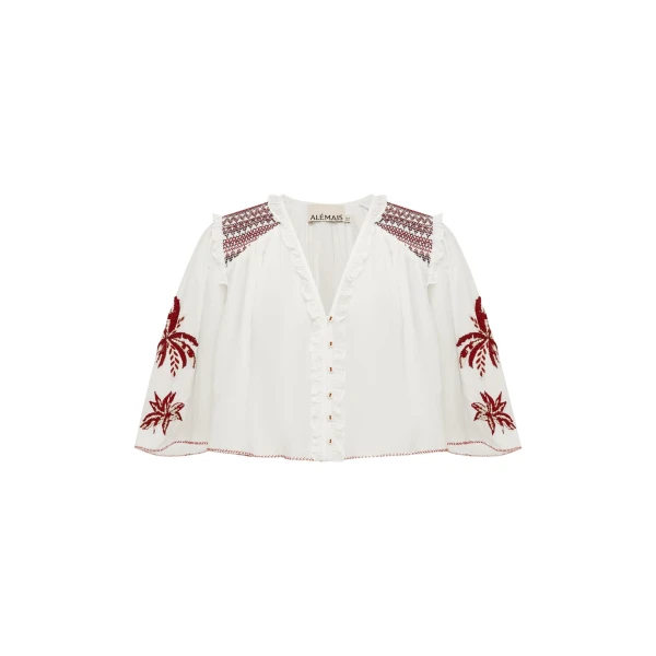 Alémais Odie Embroidered Top
