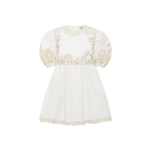 Alémais Rosemary Embroidered Mini Dress