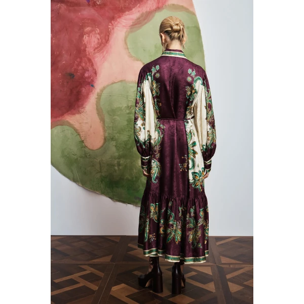 a silk and viscose blend
