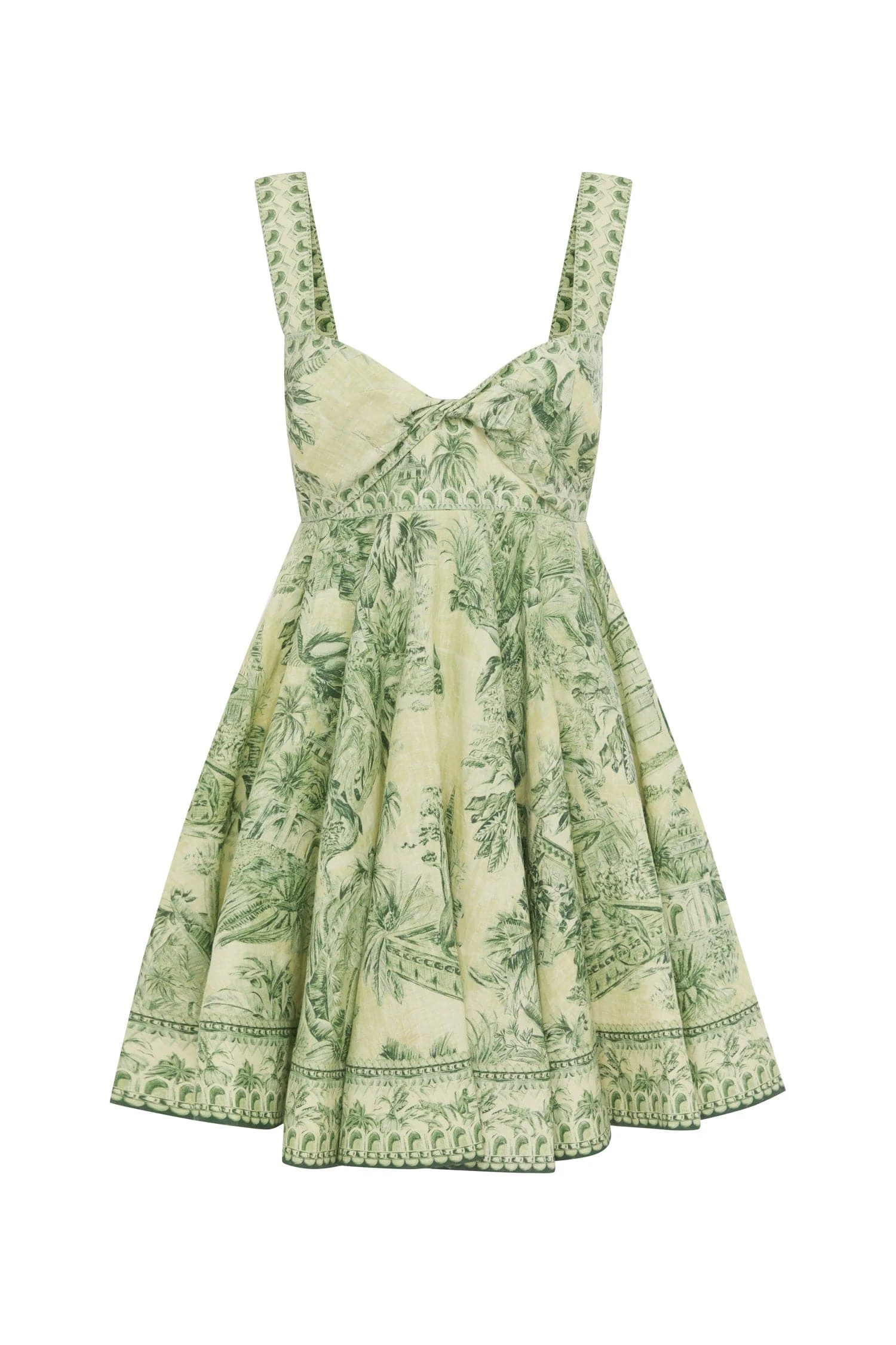 Sara Mini Twist Sundress by Alemais - Dresses Alémais Sara Mini Twist Sundress