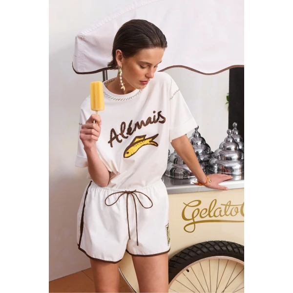 Alémais Scuba Cuffed Tee