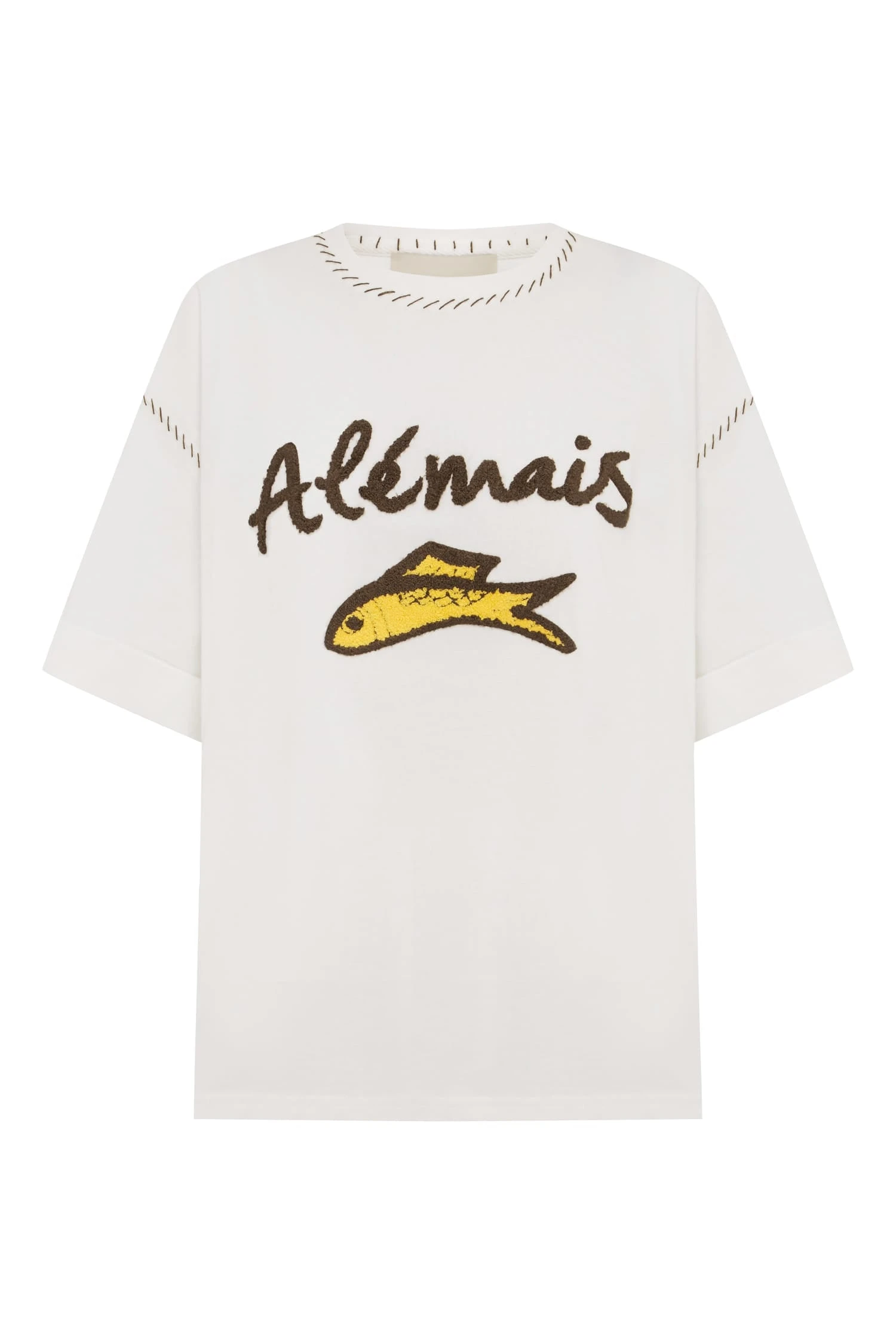 Scuba Cuffed Tee by Alemais - Tops Alémais Scuba Cuffed Tee
