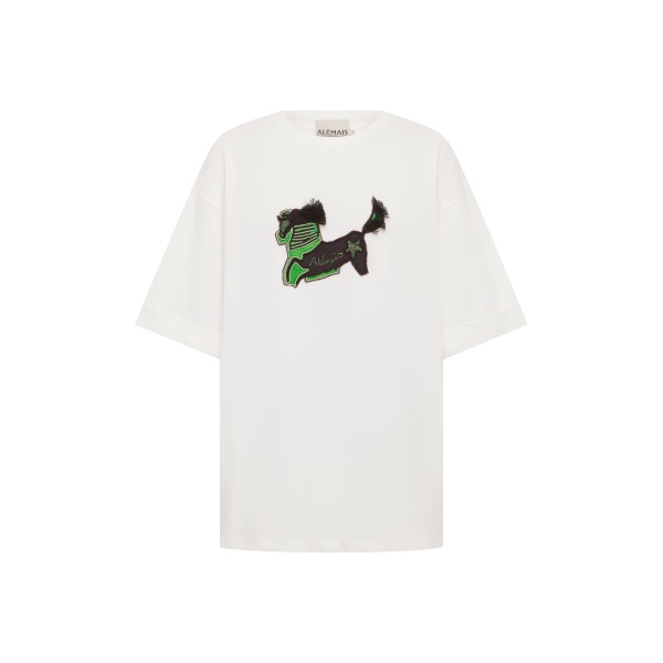 Alémais Tangible Love Embroidered Tee