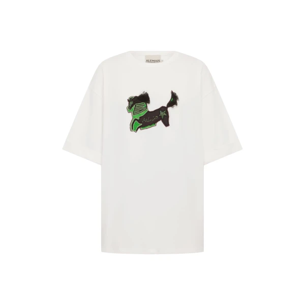 Alémais Tangible Love Embroidered Tee