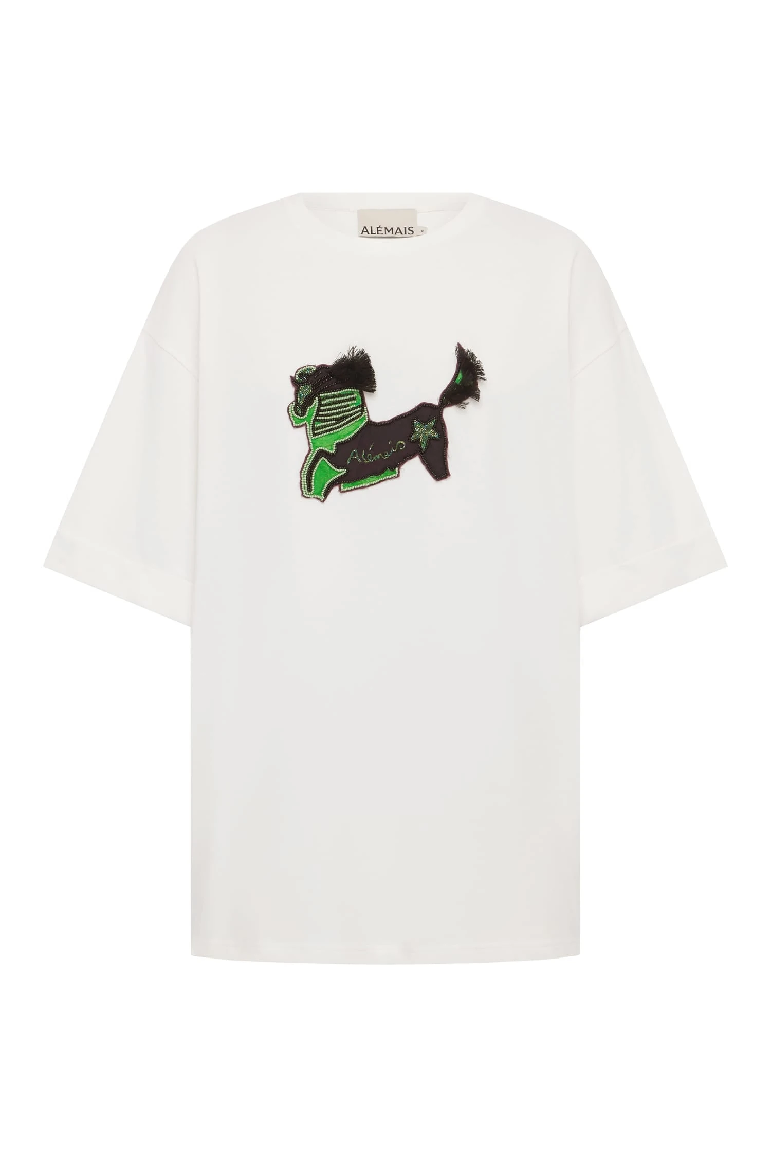 Tangible Love Embroidered Tee by Alemais - Tops Alémais Tangible Love Embroidered Tee