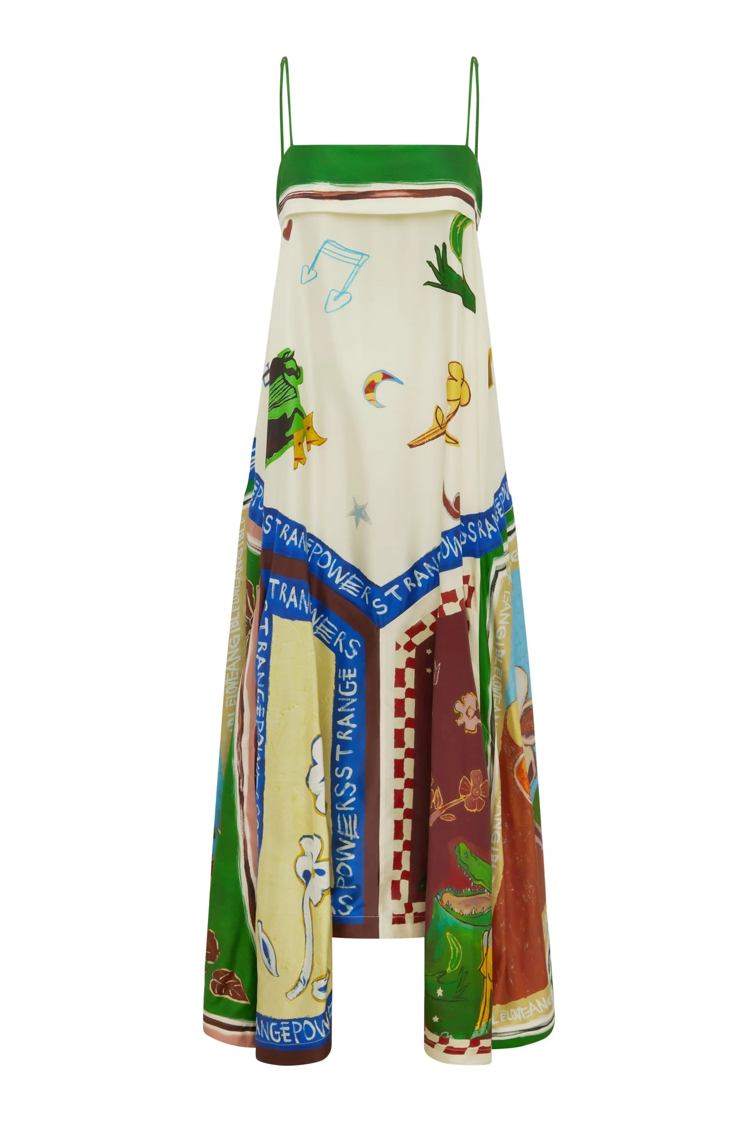 Tangible Love Silk Midi Dress by Alemais - Dresses Alémais Tangible Love Silk Midi Dress