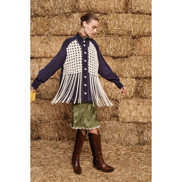Alemais Weave Shirt, view 6
