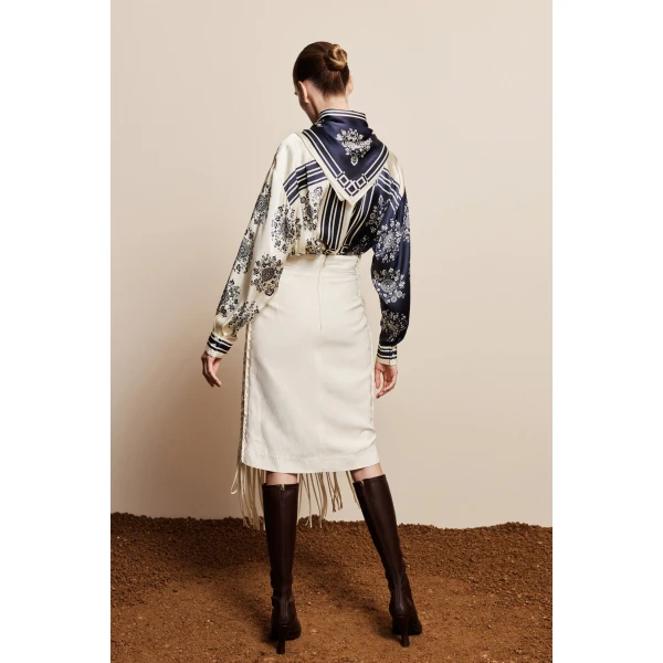 Alemais Weave Skirt, view 4