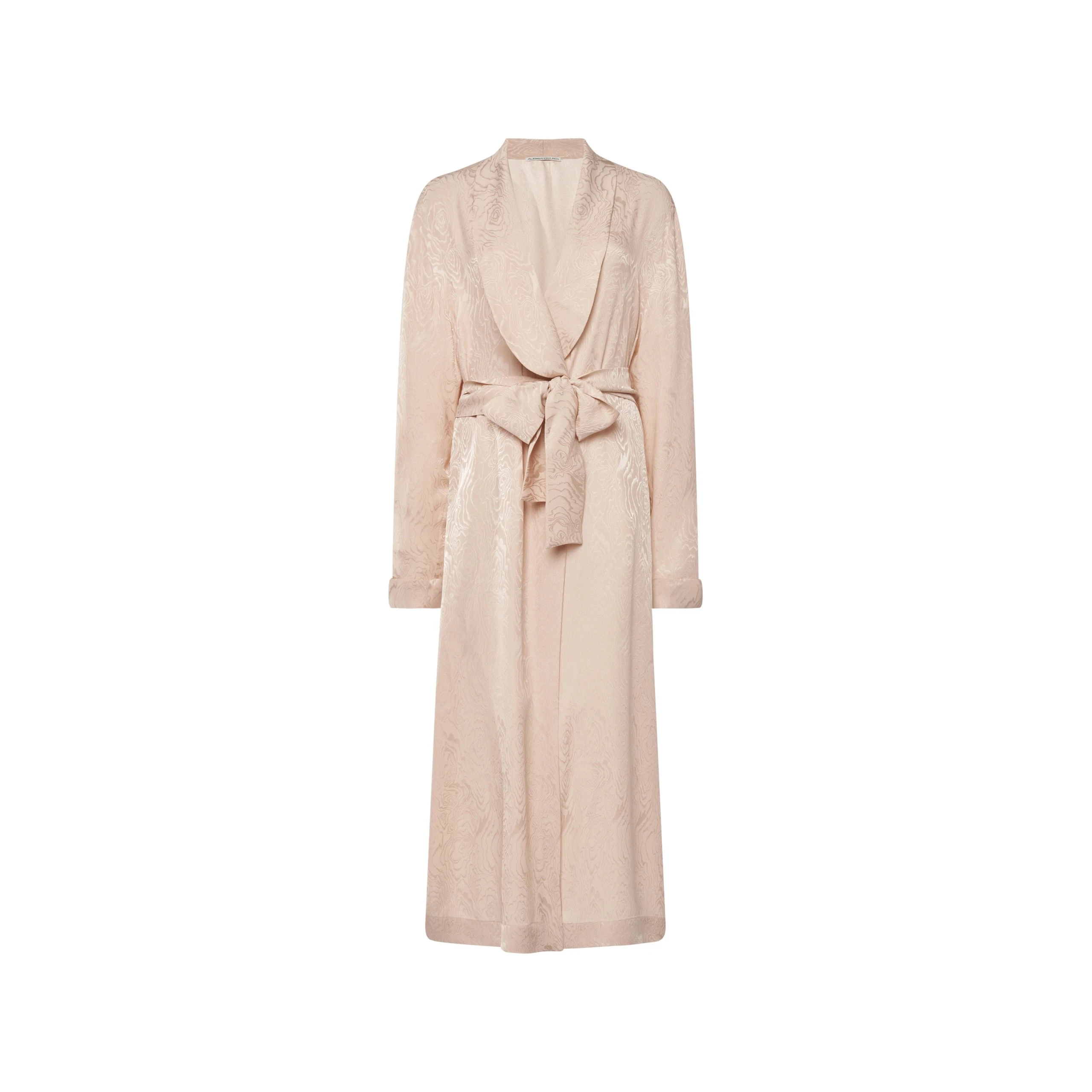 Alessandra Rich Silk Jacquard Robe in Blush Alessandra Rich Silk Jacquard Robe in Blush