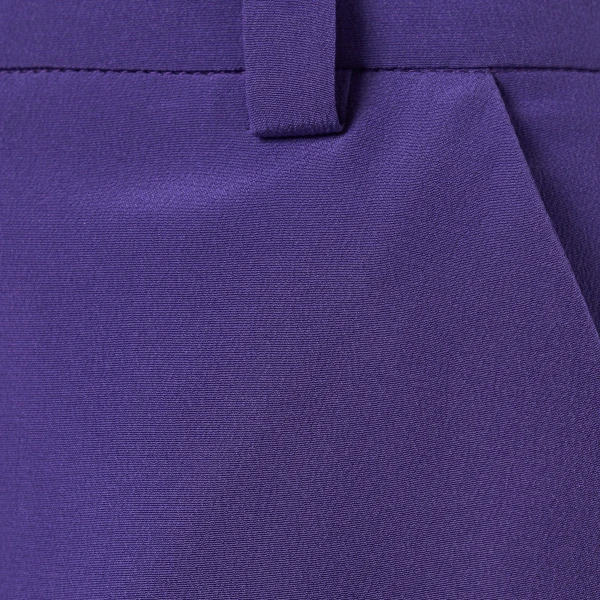 Alessandra Rich Silk Midi Skirt in Purple, view 6