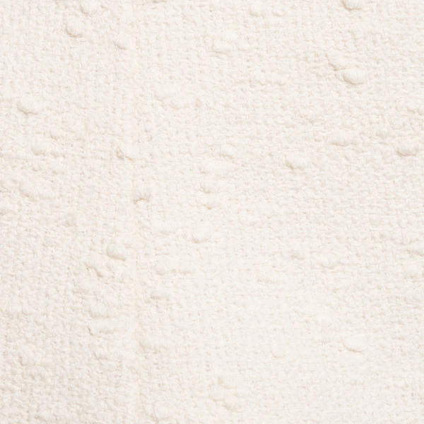 Alessandra Rich Tweed Bouclé Mini Skirt in Ivory, view 6
