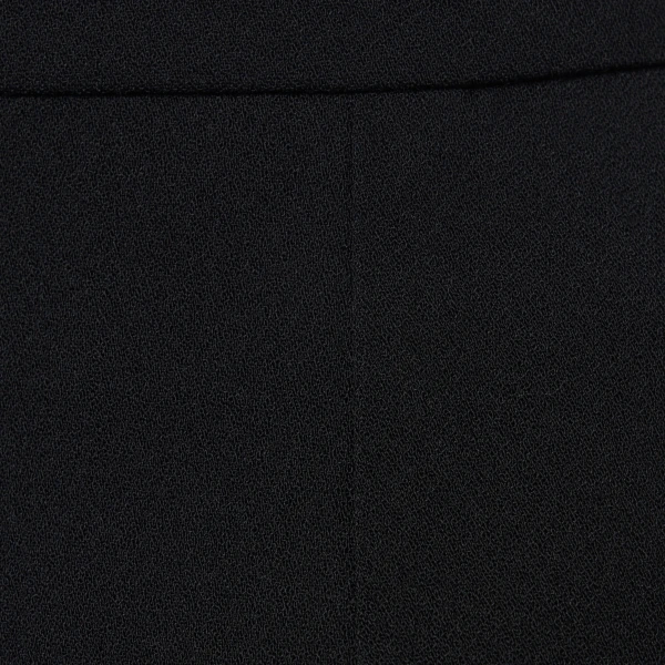 Alessandra Rich Wool Crêpe Mini Skirt in Black, view 6