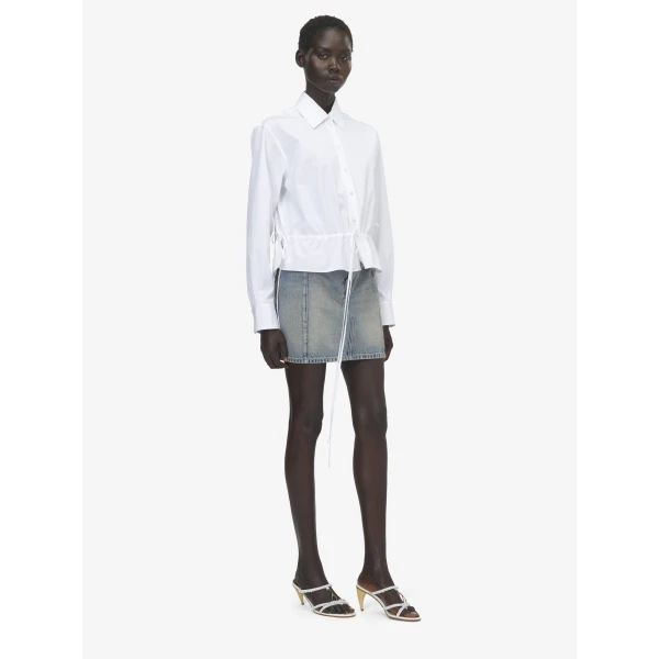 Alexander McQueen Drawstring Shirt - Tops - British Luxury Tailoring at Luxury Shoes 