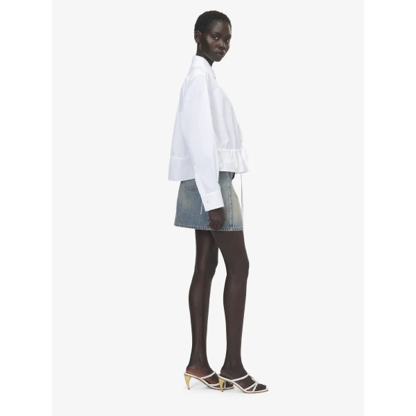 Alexander McQueen Drawstring Shirt - Tops - British Luxury Tailoring at Luxury Shoes 