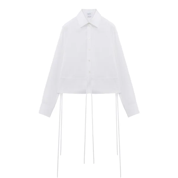Alexander McQueen Drawstring Shirt - Tops - British Luxury Tailoring at Luxury Shoes 