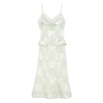 Alexander McQueen Floral Lace Midi Dress - Dresses - British Luxury Tailoring at Luxury Shoes 