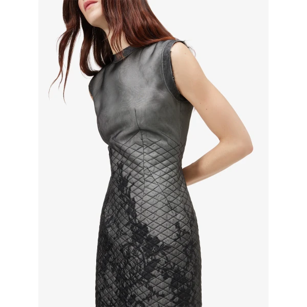 Alexander McQueen Floral Lace Shift Dress - Dresses - British Luxury Tailoring at Luxury Shoes 