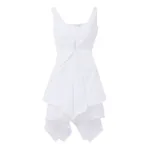 Alexander McQueen Gathered Mini Dress - Dresses - British Luxury Tailoring at Luxury Shoes 