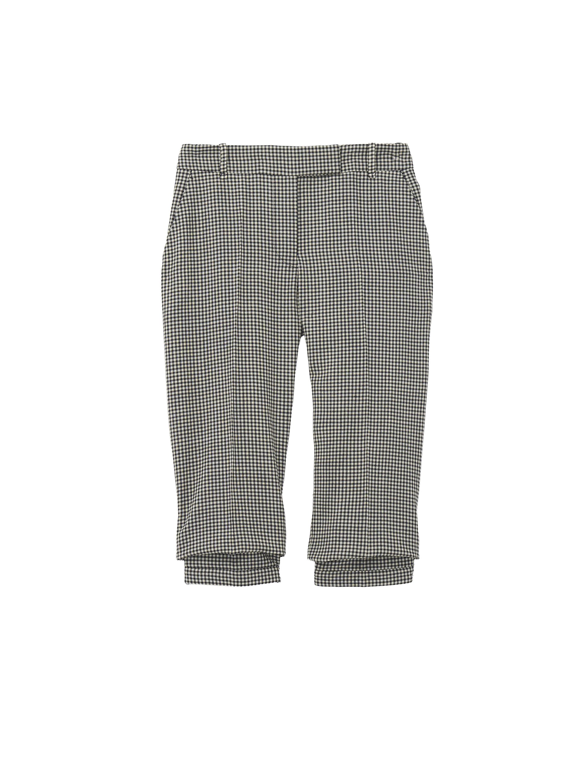 Alexander McQueen Gingham Check Tailored Capri Trousers - Pants - British Luxury Tailoring at Luxury Shoes Alexander McQueen Gingham Check Tailored Capri Trousers - Pants - British Luxury Tailoring at Luxury Shoes
