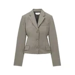 Alexander McQueen Peplum Single-breasted Jacket - Jackets - British Luxury Tailoring at Luxury Shoes 