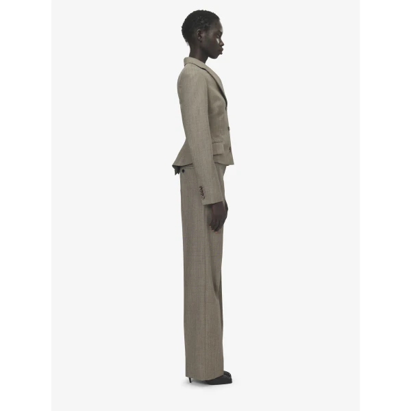 Alexander McQueen Peplum Single-breasted Jacket - Jackets - British Luxury Tailoring at Luxury Shoes 