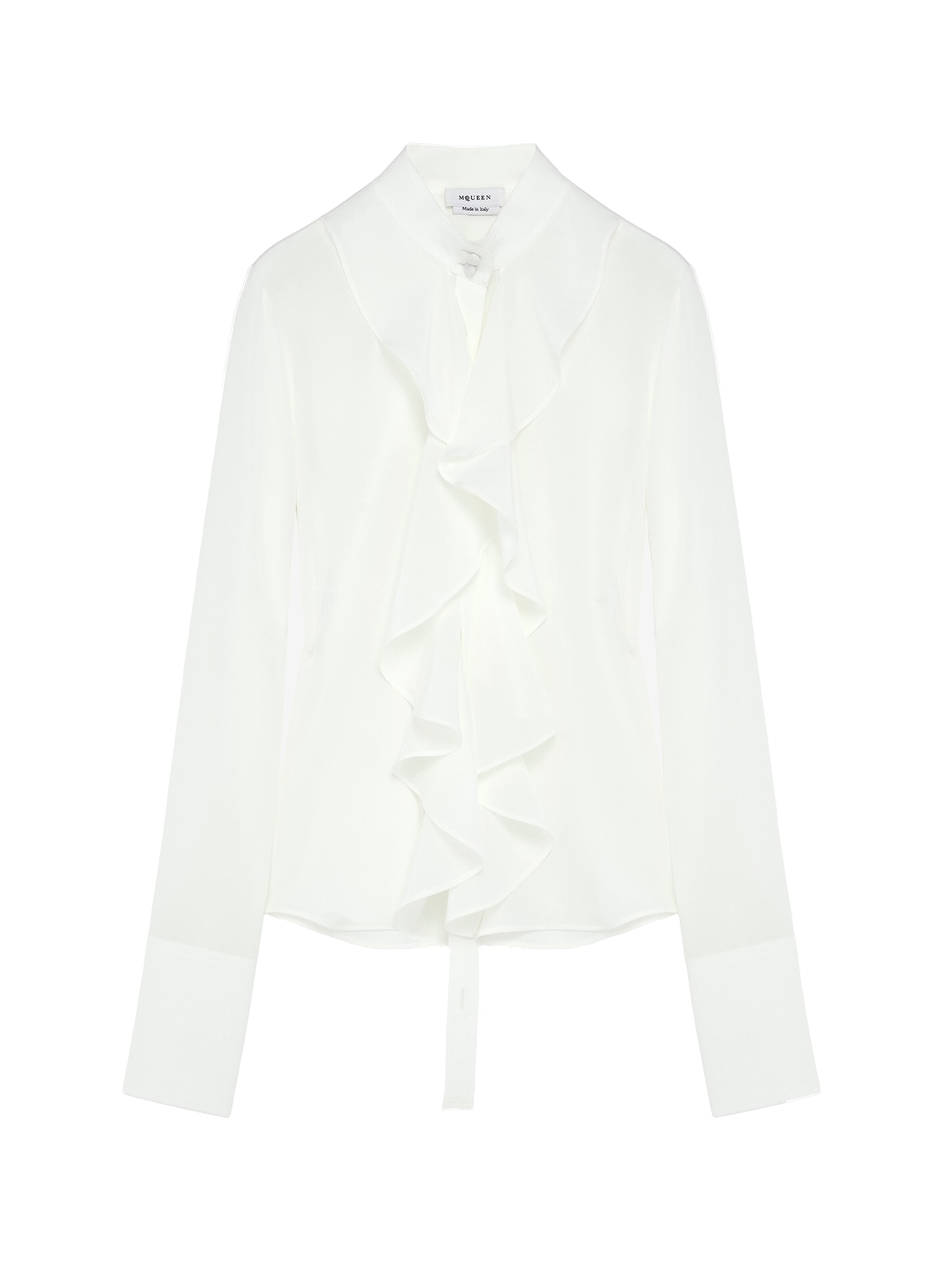 Alexander McQueen Ruffled Shirt - Tops - British Luxury Tailoring at Luxury Shoes Alexander McQueen Ruffled Shirt - Tops - British Luxury Tailoring at Luxury Shoes