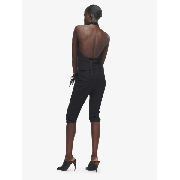 Alexander McQueen Tailored Capri Trousers - Pants - British Luxury Tailoring at Luxury Shoes 
