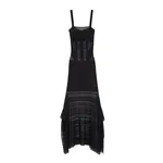Alexander McQueen Viscose Knit Lace Dress - Dresses - British Luxury Tailoring at Luxury Shoes 