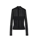 Alexander McQueen Viscose Knit Lace Top - Knitwear - British Luxury Tailoring at Luxury Shoes 