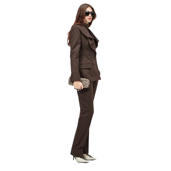 Alexander McQueen Waterfall Collar Double-breasted Jacket - Jackets - British Luxury Tailoring at Luxury Shoes 