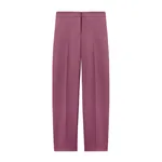 Alexander McQueen Wool Gabardine Cigarette Trousers in Pink - Pants - British Luxury Tailoring at Luxury Shoes 