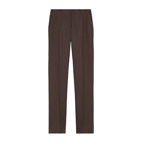 Alexander McQueen Wool Pinstripe Trousers - Pants - British Luxury Tailoring at Luxury Shoes 